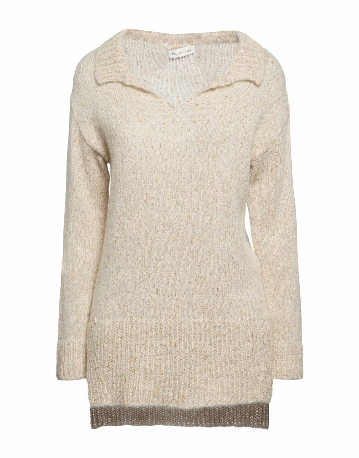 Manila Grace Womens Sweater in Beige