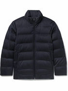 Loro Piana - Quilted Cashmere Down Jacket - Blue