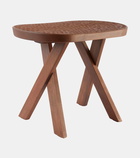 Zanat Touch Pill walnut stool by Studioilse