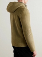 Mr P. - Reversible Shearling Hooded Jacket - Green