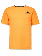 Nike Running - Trail Solar Chase Dri-FIT Mesh T-Shirt - Orange