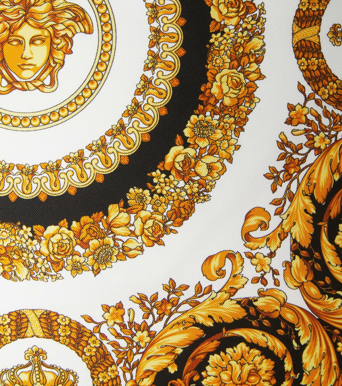 Versace Home Crete De Fleur silk cushion