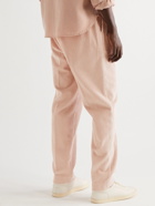 Officine Generale - Mory Straight-Leg Belted Cotton-Corduroy Trousers - Pink