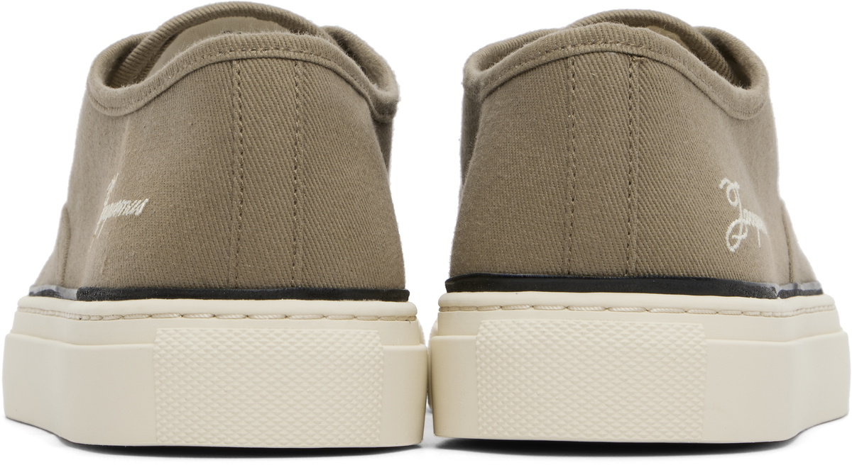 JACQUEMUS Khaki 'The Féfé' Sneakers