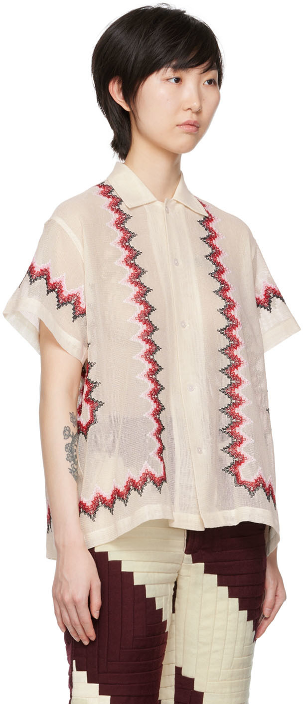トップス Bode / Loop shirt Bode Off-White Loop Shirt Bode