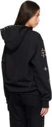 Anna Sui Black Studs Hoodie