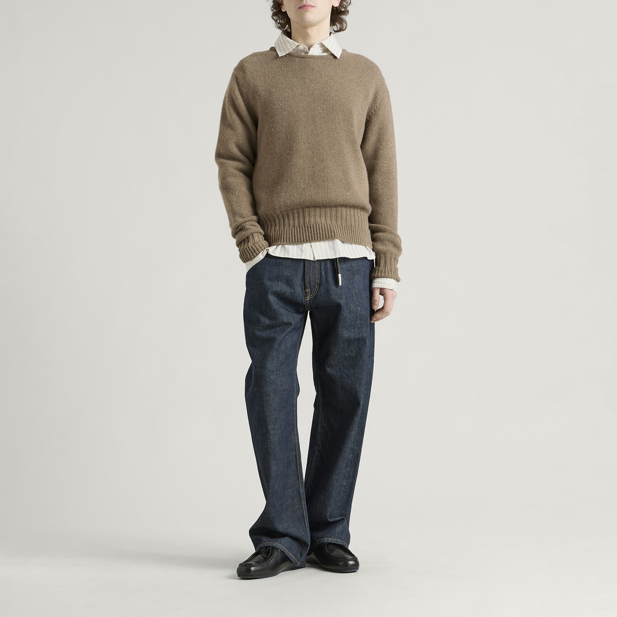 Carter Young Men's State Crewneck in Fawn
