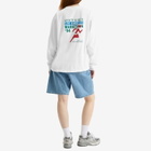 Sporty & Rich Women's LA Marathon Long Sleeve T-Shirt in White