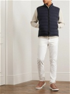Zegna - Quilted Padded Shell Gilet - Blue