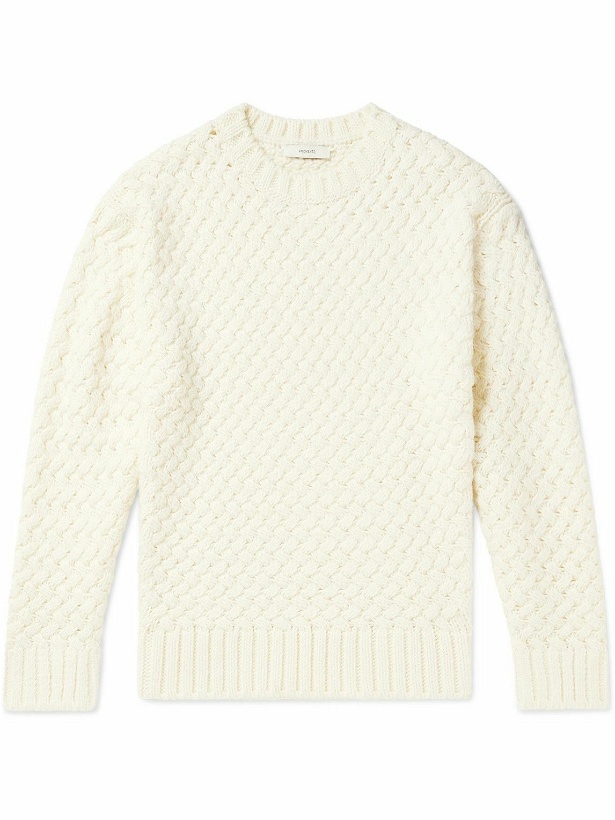 Photo: Amomento - Cable-Knit Sweater - Neutrals