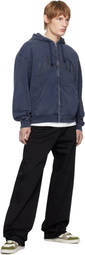Axel Arigato Navy Link Zip-Up Hoodie