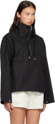 AGOLDE Black Lydia Popover Anorak