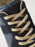 Maison Margiela - Replica Leather and Suede Sneakers - Blue