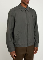 Polo Ralph Lauren Logo-embroidered Woven Jacket Grey