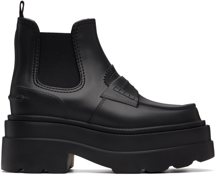 Photo: Alexander Wang Black Carter Platform Rain Boots
