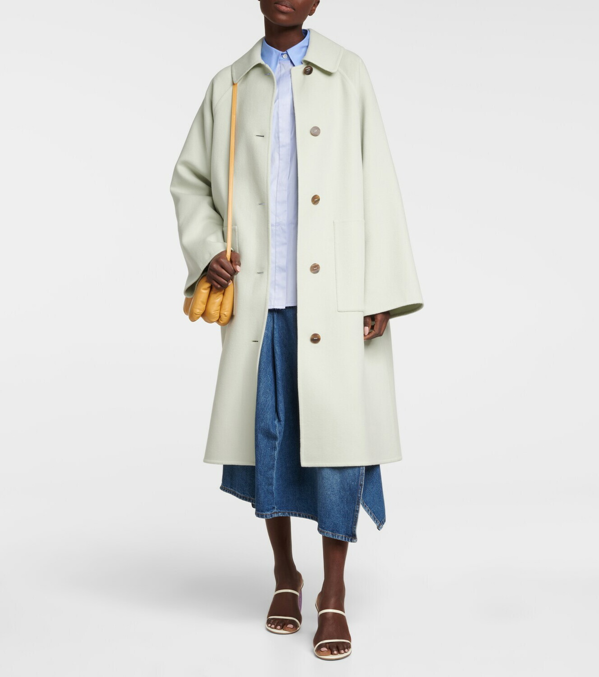 ジャケット・アウター LOEWE cashmere blend wool coat Loewe - Wool and cashmere coat Loewe