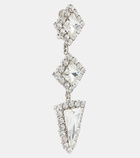 Alessandra Rich Crystal-embellished clip-on earrings