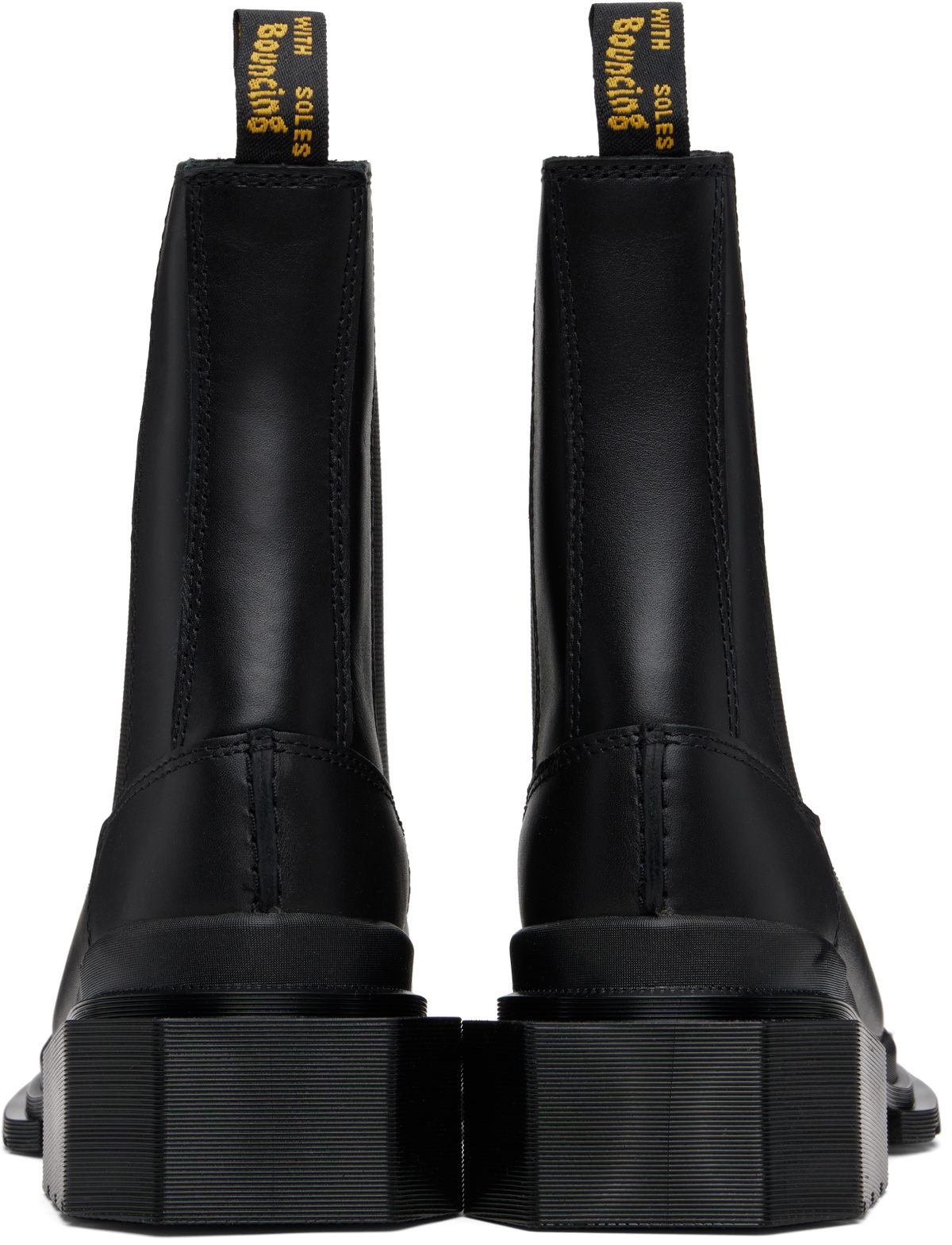 Dr. Martens Black Maybole Square Toe Chelsea Boots