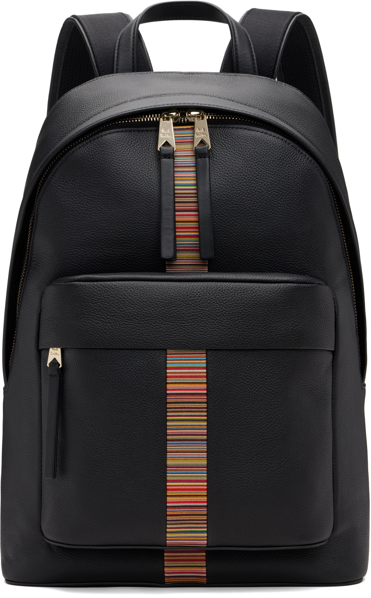 Paul Smith ブラックレザーバックパック Paul Smith Black Leather Backpack | Harrods US