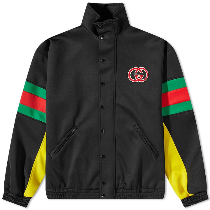 Photo: Gucci Men's Logo GRG Track Jacket in Black