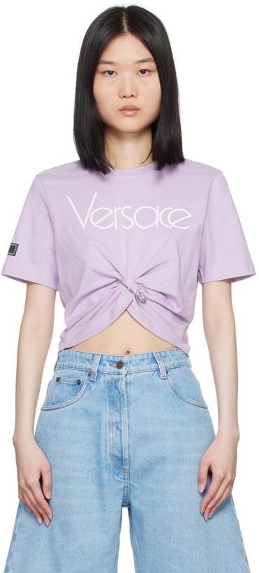 Photo: Versace Purple 1978 Re-Edition T-Shirt