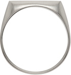 Hugo Silver Logo Ring