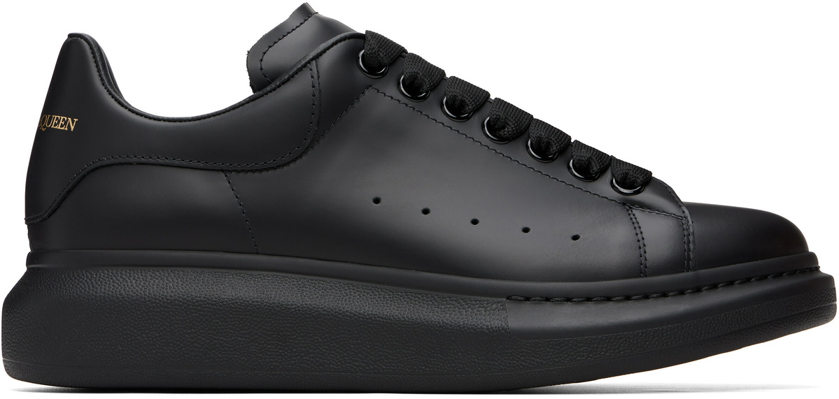 McQueen Black Oversized Sneakers
