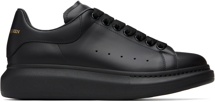 Photo: McQueen Black Oversized Sneakers