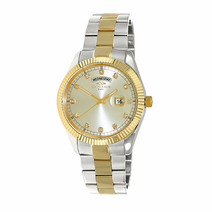 Photo: Oniss ONZ3881 Gold-tone Dial Mens Watch ON3881-2TGD