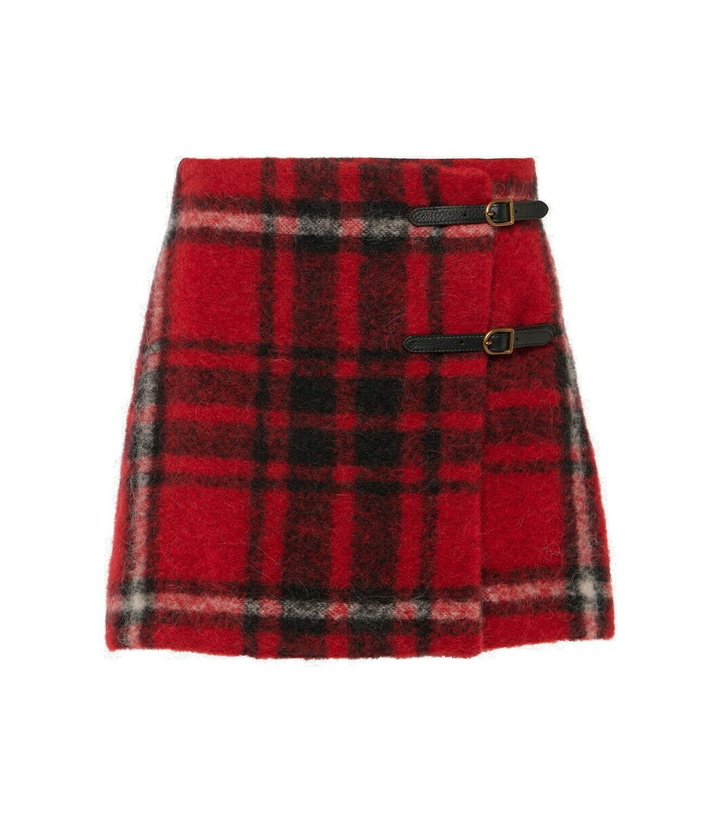 Photo: Polo Ralph Lauren Plaid wrap skirt