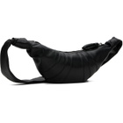 LEMAIRE Black Small Croissant Leather Bag