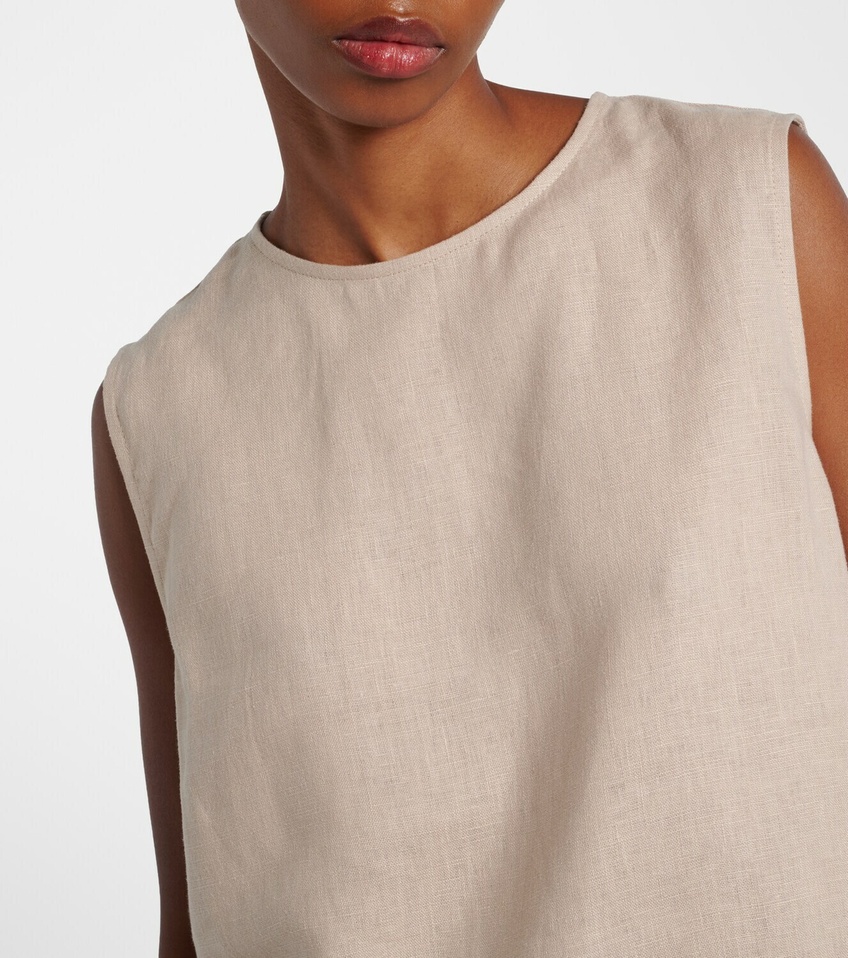 Asceno Trento linen top