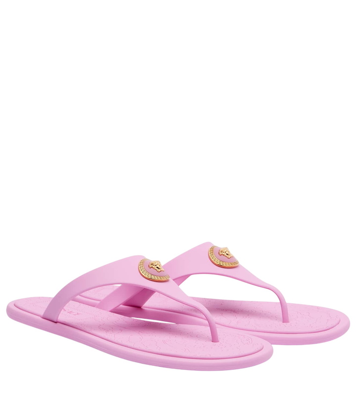 Photo: Versace Alia Medusa thong sandals