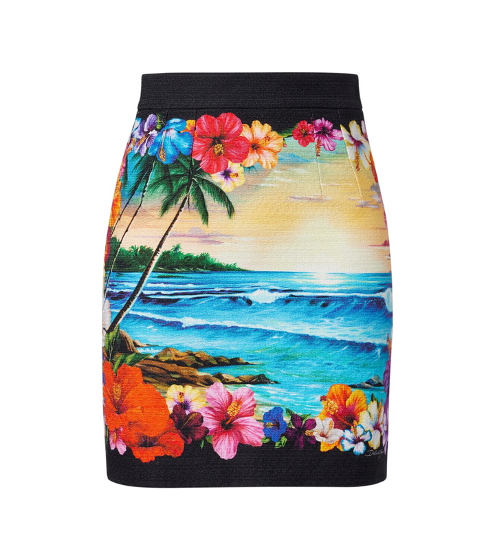 Photo: Dolce&Gabbana Printed miniskirt