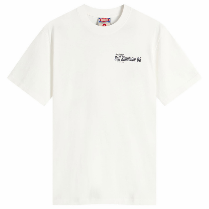Photo: Metalwood Studio Men's Simulator 98 T-Shirt in White