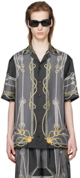 Versace Black Nautical Shirt