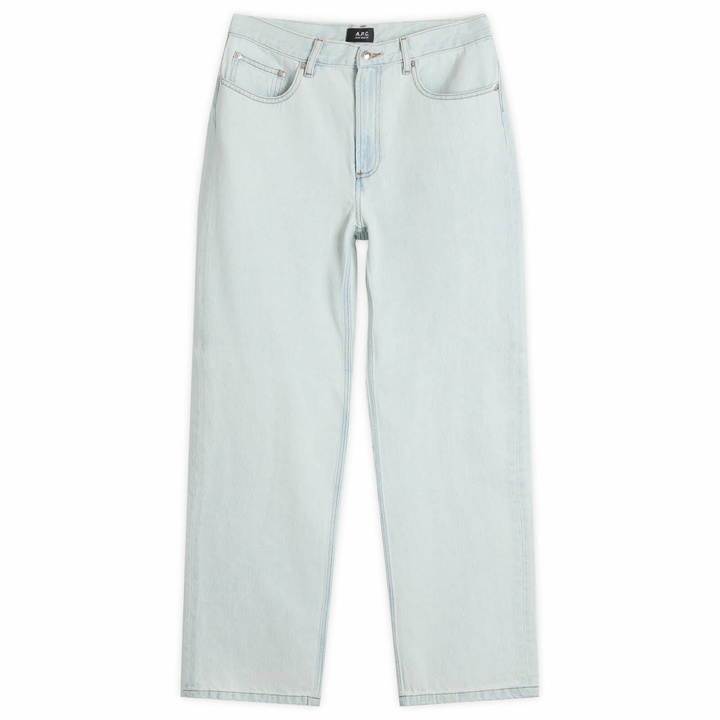 Photo: A.P.C. Men's Martin Jeans in Light Washed Indigo
