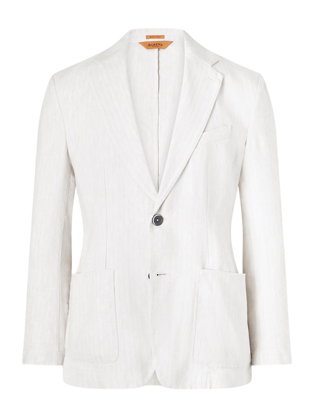Photo: Barena - Herringbone Suit Jacket - Neutrals