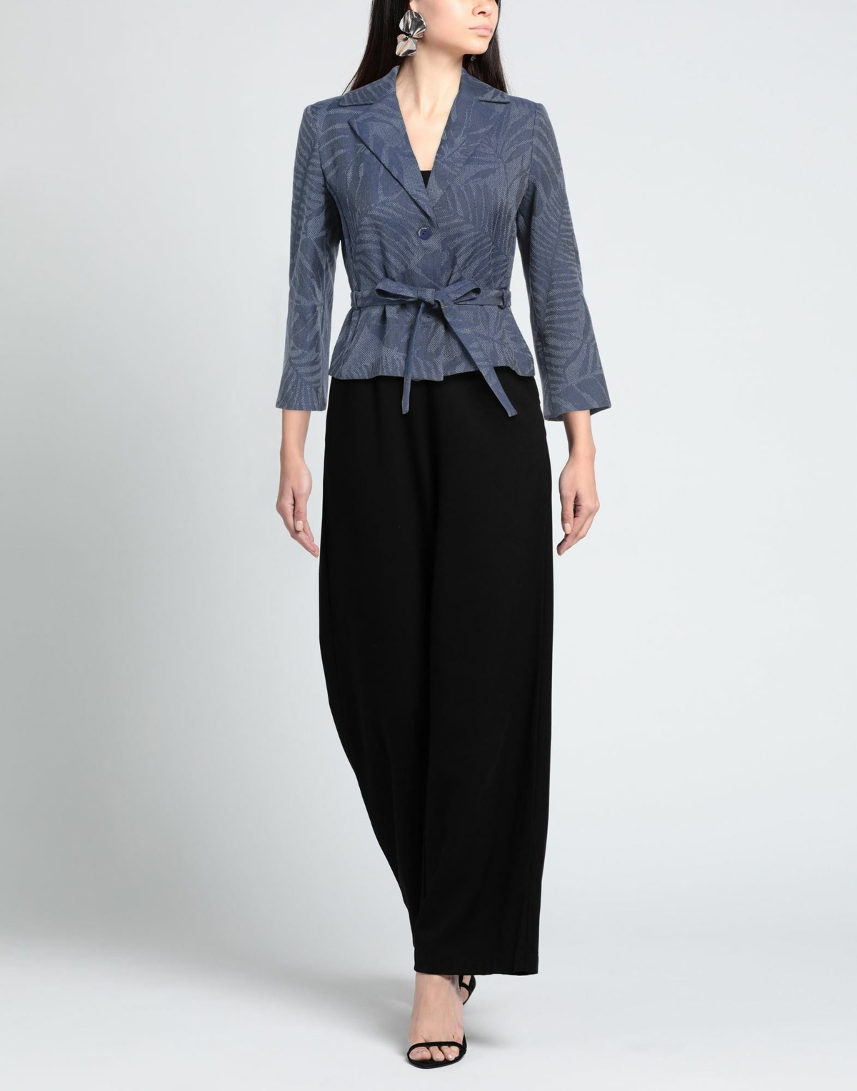 Alessia Santi Womens Blazer in Blue
