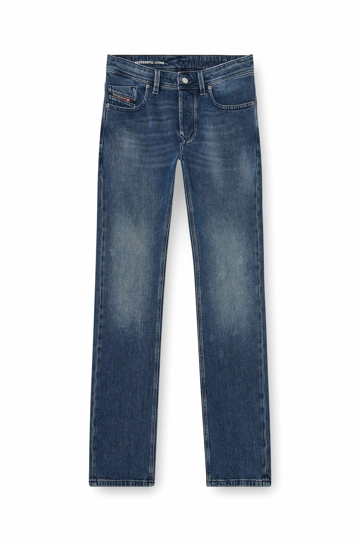 Diesel Regular Jeans Low Waist 1985 Larkee, Dark blue, Button fly