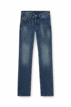 Diesel Regular Jeans Low Waist 1985 Larkee, Dark blue, Button fly