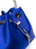 JIMMY CHOO - Bon Bon Crystal Embellished Satin Bucket Bag