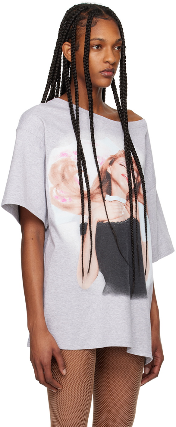 ALL-IN Gray Allina Sleeping T-Shirt