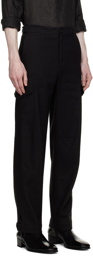 Bally Black Straight Cargo Pants