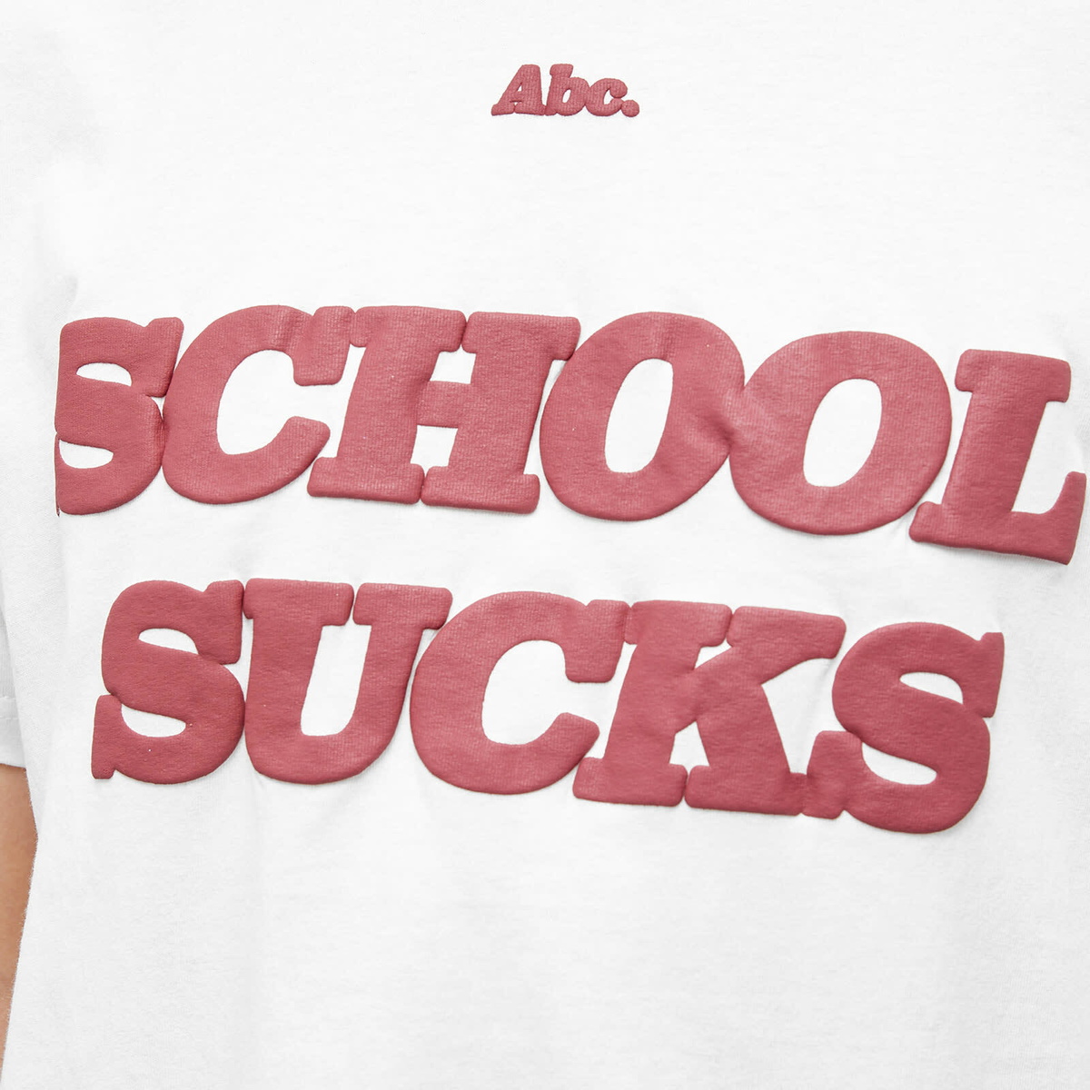 Advisory Board Crystals Men's School Sucks T-Shirt in White