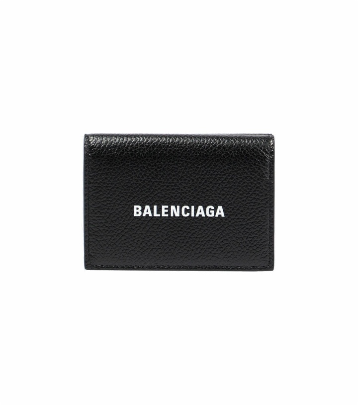 Photo: Balenciaga - Cash leather wallet
