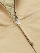 AGOLDE - RSVP GALLERY District Corduroy-Trimmed Cotton-Twill Jacket - Neutrals