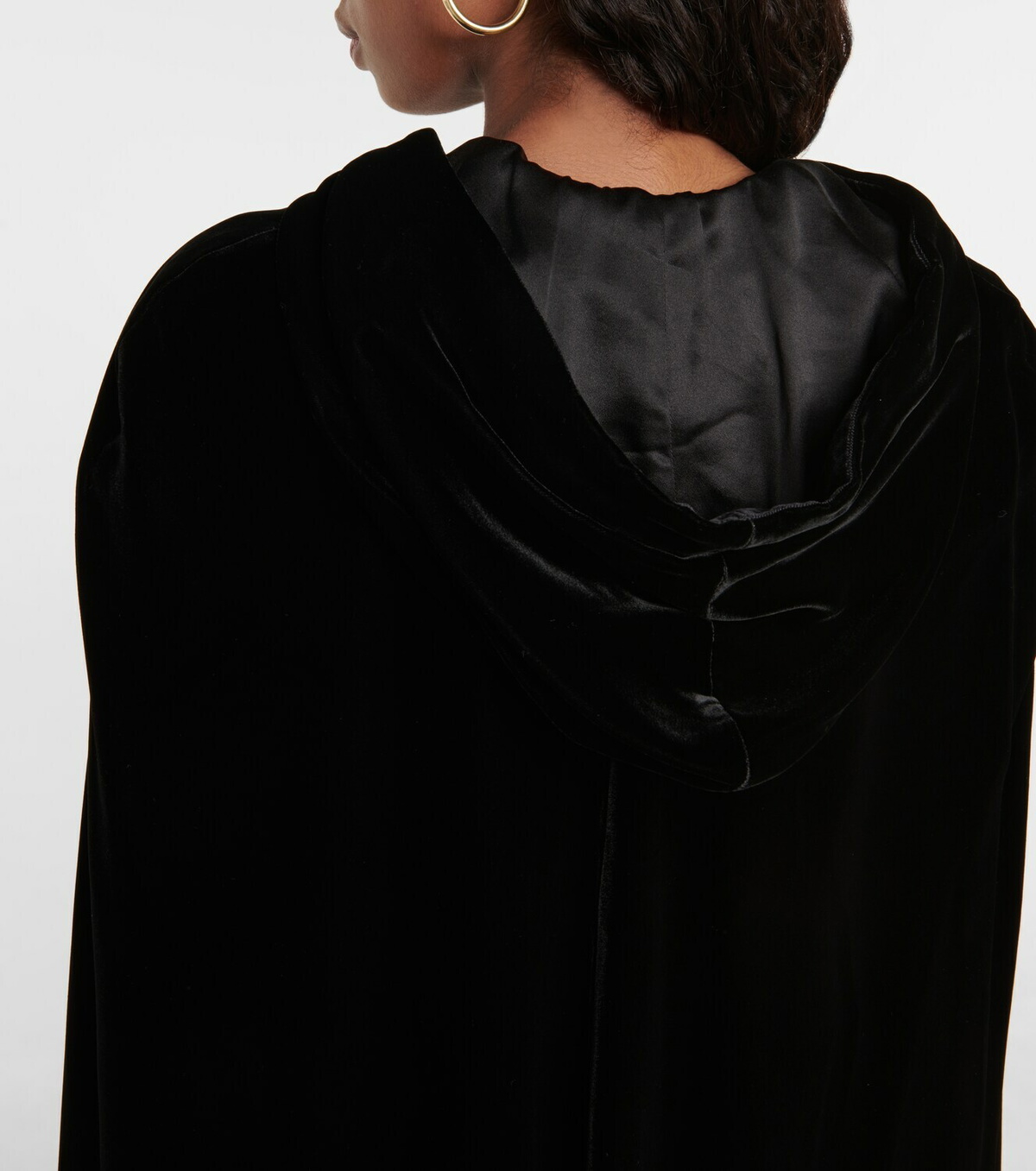 Tom Ford - Hooded velvet cape