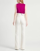 The Andamane Womens Tailored Vest in Magenta