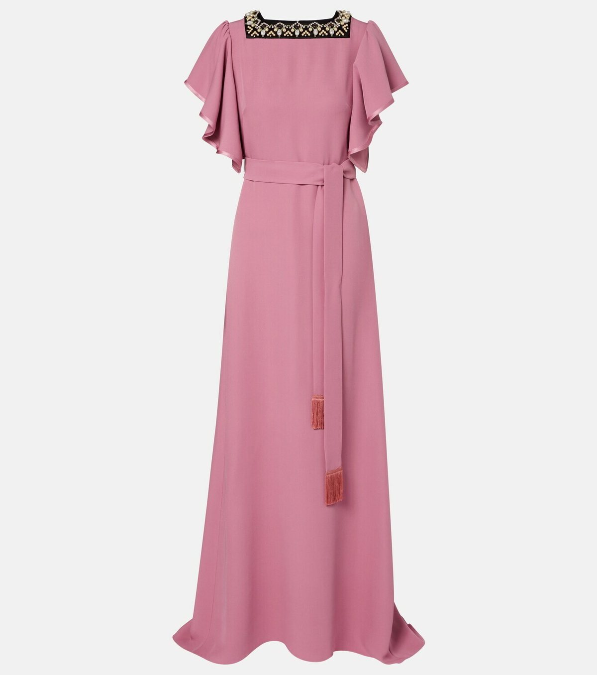 Valentino Cady Couture embellished belted gown